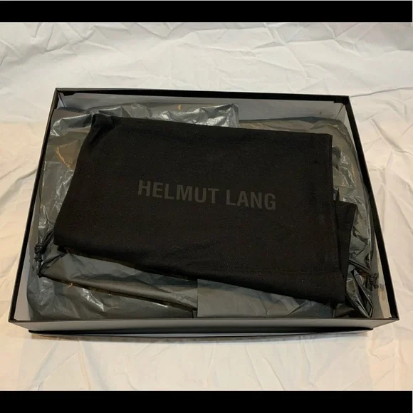 HELMUT LANG SLOUCH TALL HEELED BOOT LEATHER BLACK - Picture 10 of 12